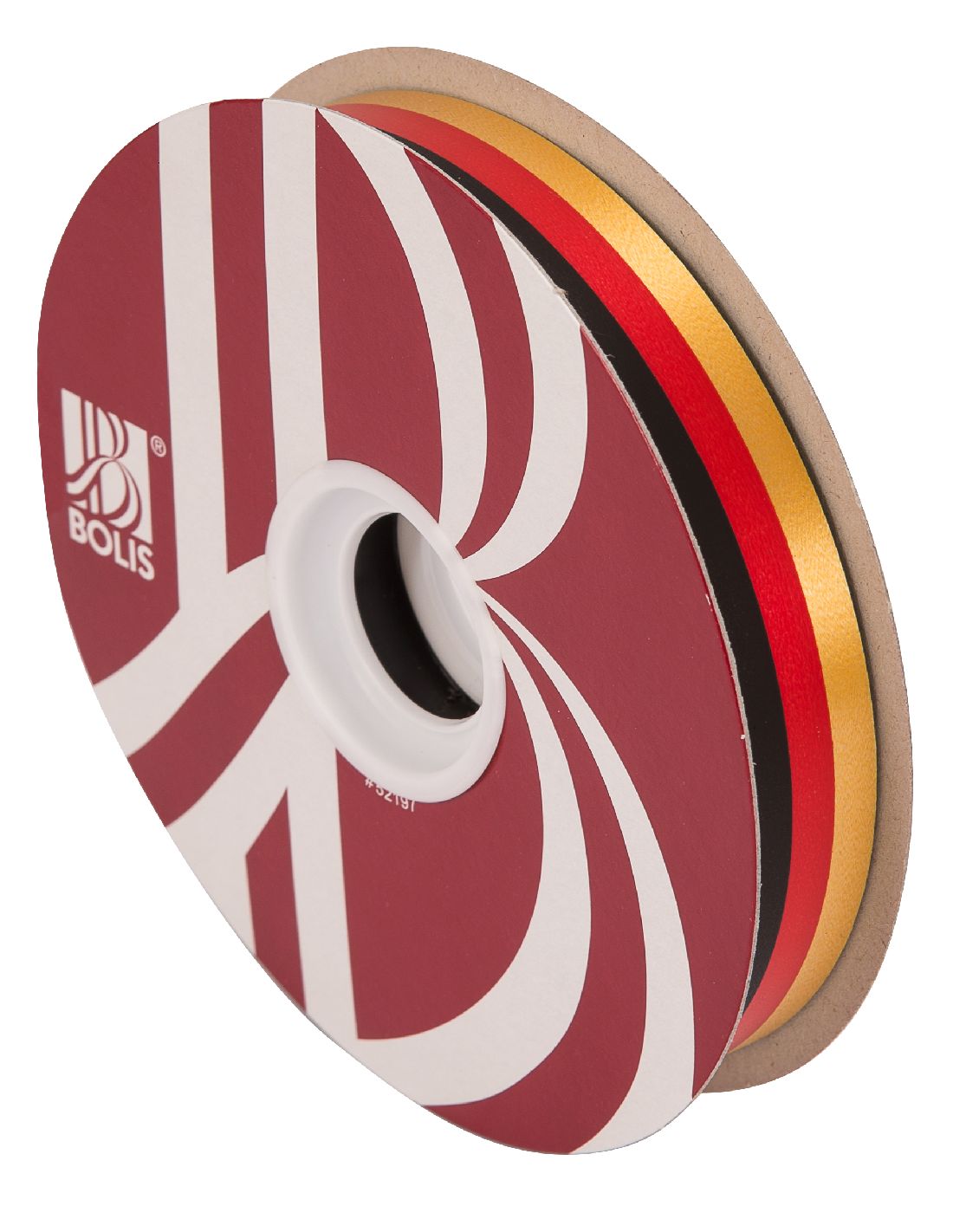 Polyband / Geschenkband Nationalband schwarz-rot-gold 34mm 100Meter Ziehband